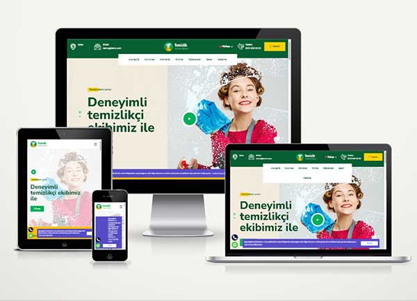 Temizlik Şirketi Web Sitesi No.409