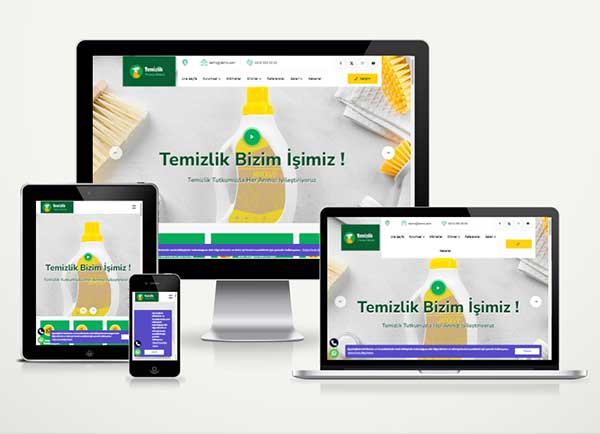 Temizlik Şirketi Web Sitesi No.410